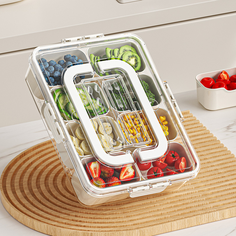 8-Grid Snack Organizer Box – Keep Your Food Fresh & Perfectly Organized image 5