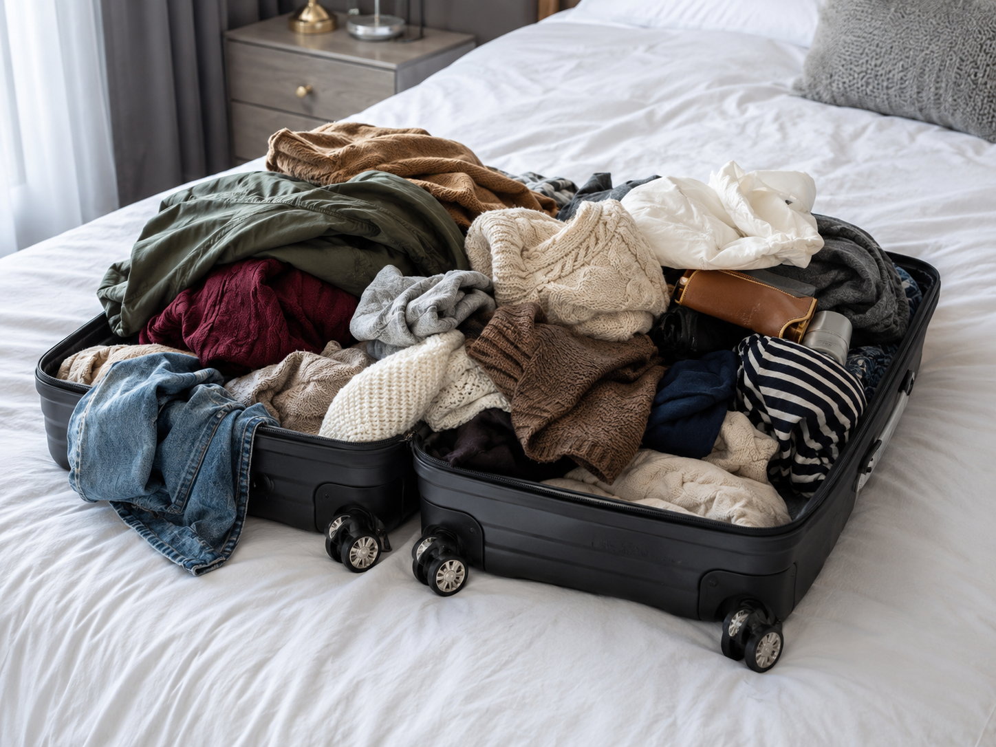 Before using Travel Vacuum Compression Bag with Portable Pump – Save Space in Seconds