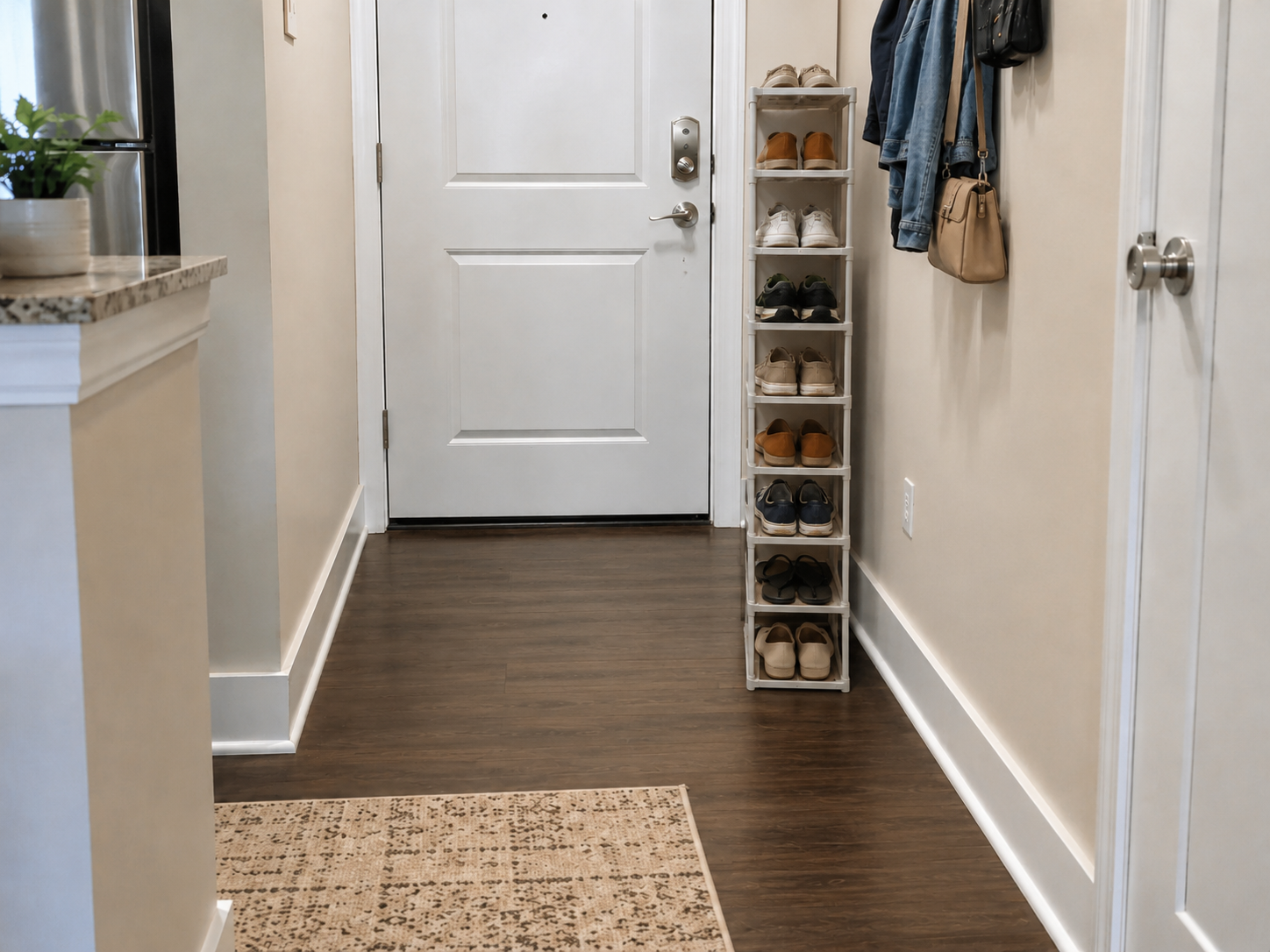 After using 9-Tier Narrow Shoe Rack for Small Entryways & Apartments